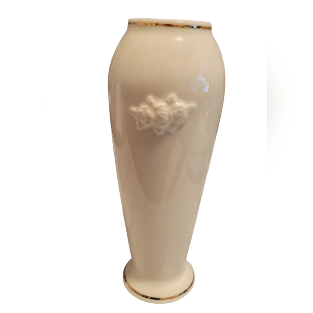 VINTAGE LENOX "ROSE BLOSSOM" VASE - Picture 1 of 7